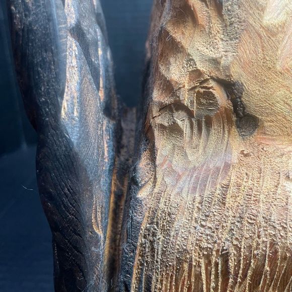 VINTAGE HANDCARVED WOODEN BEAVER FROM COLORADO Approx 10” 4lbs - Picture 15 of 16